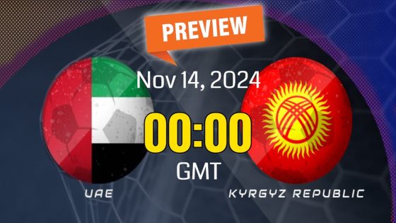 مباراة الإمارات وقيرغيزستان بث مباشر اليوم السبت 14-11-2024 يلا شوت